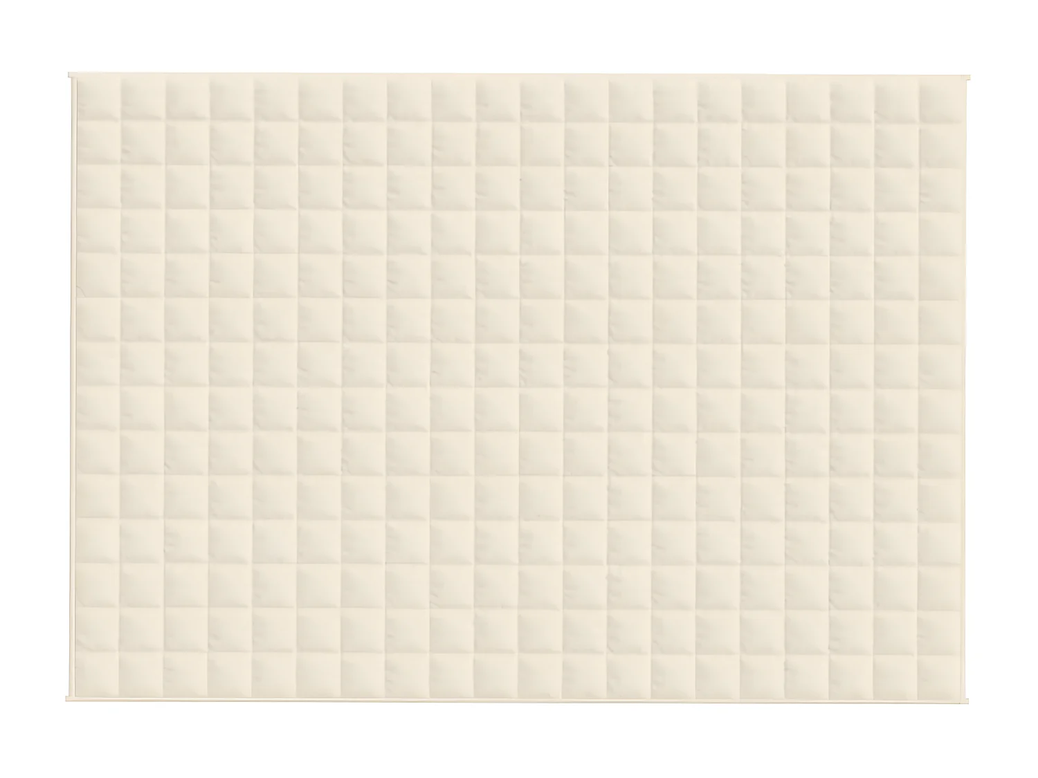 Couverture lestée Crème clair 140x200 cm 10 kg Tissu FR178983