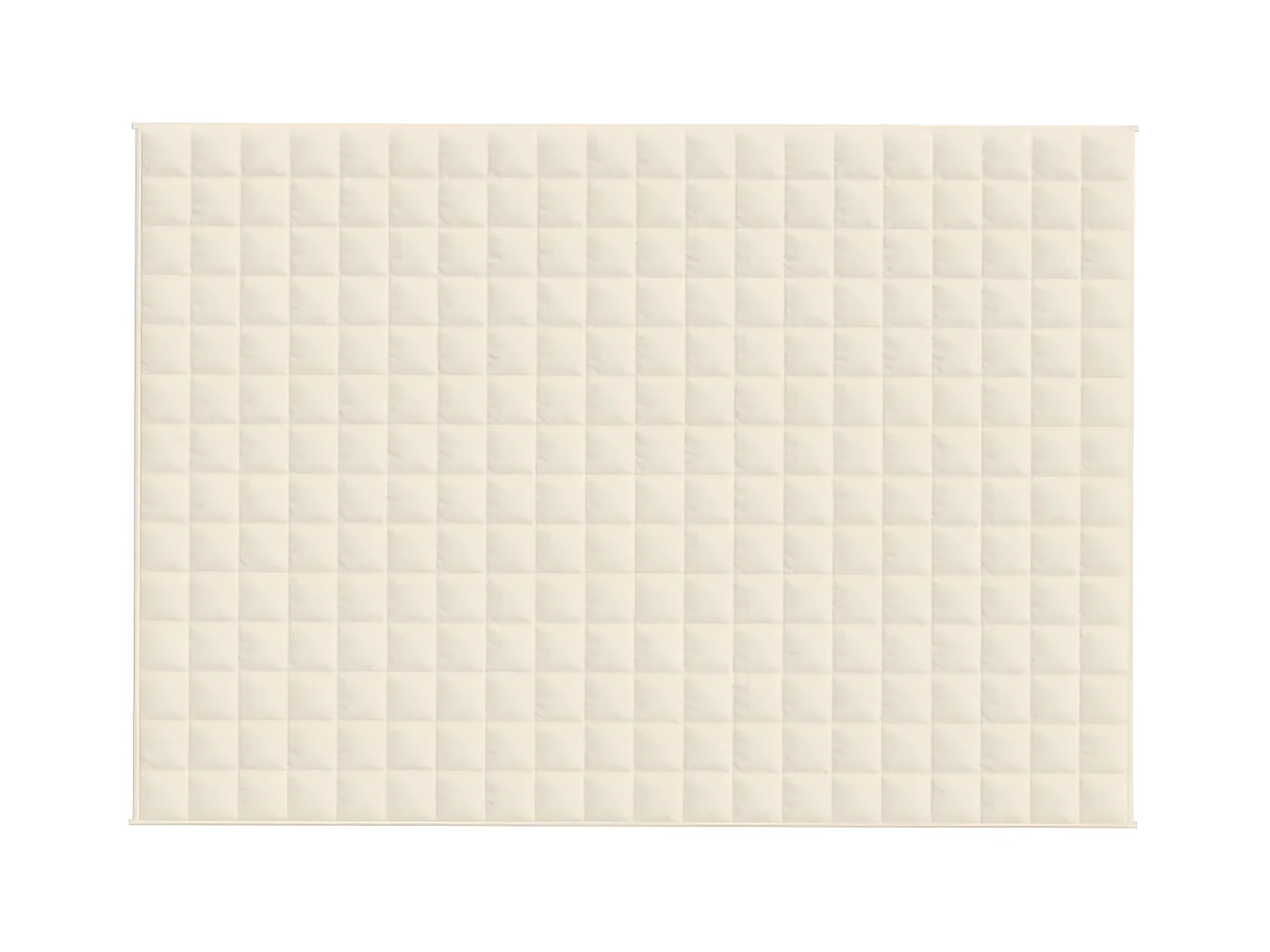 Couverture lestée Crème clair 140x200 cm 10 kg Tissu FR178983
