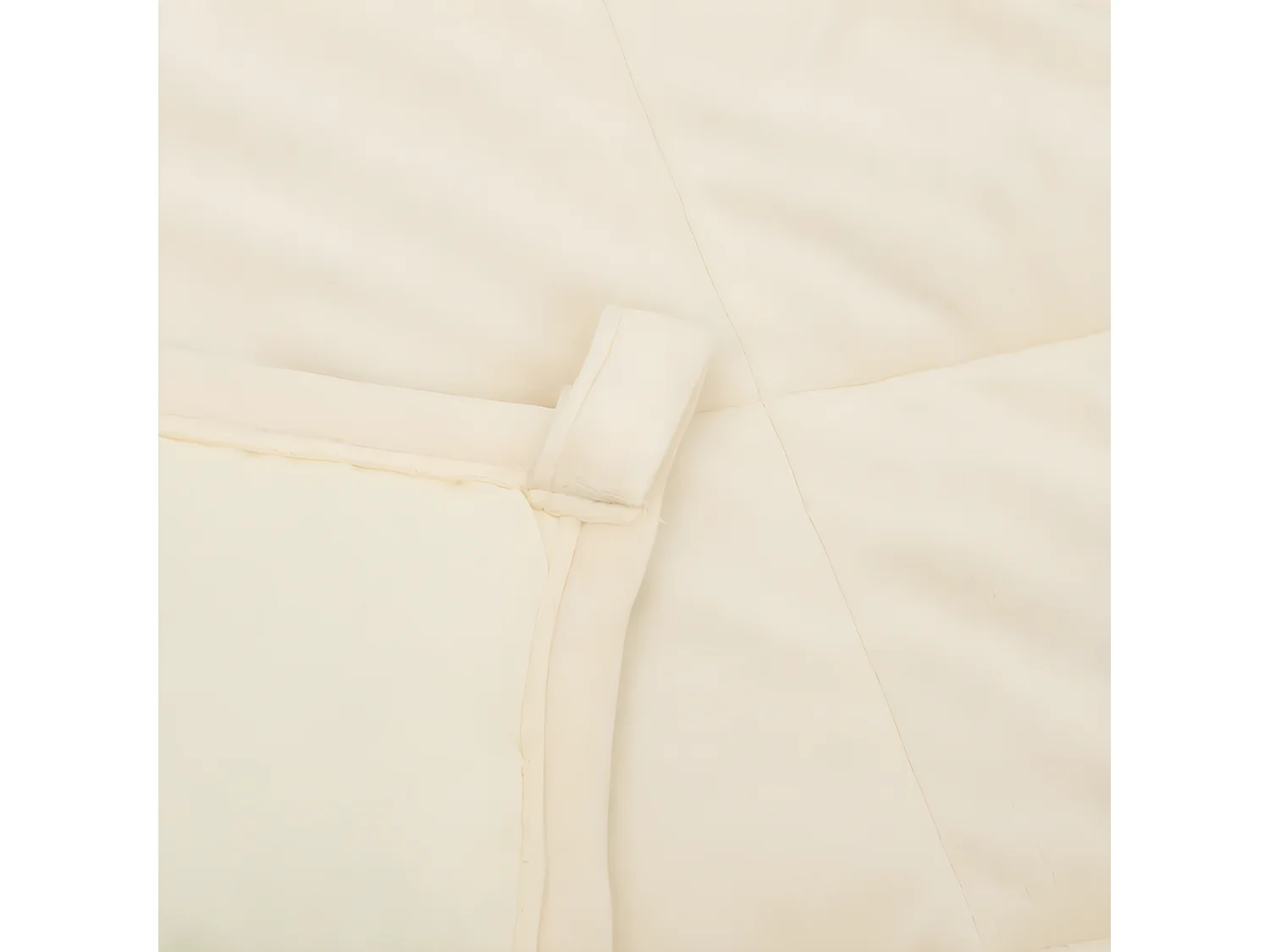 Manta con peso tela color crema claro 140x200 cm 10 kg ES516459