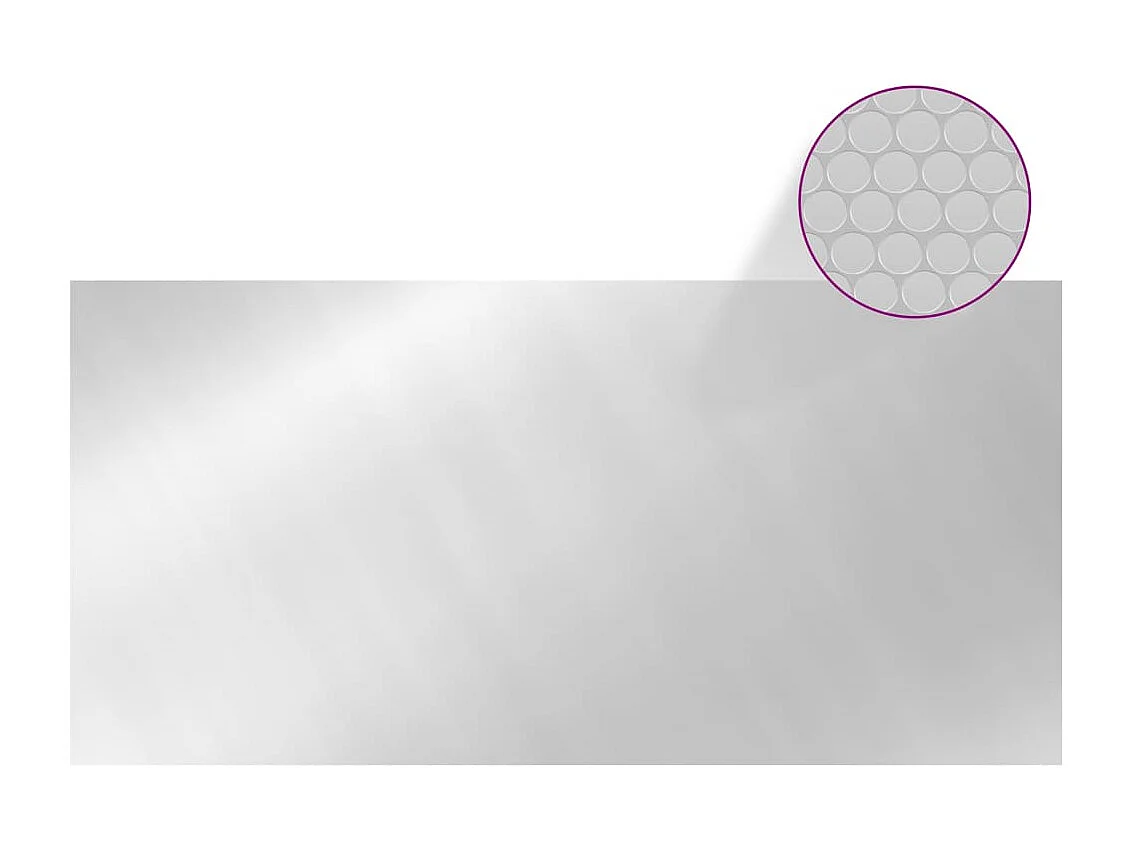 Couverture de piscine Argenté 450x220 cm PE FR657837