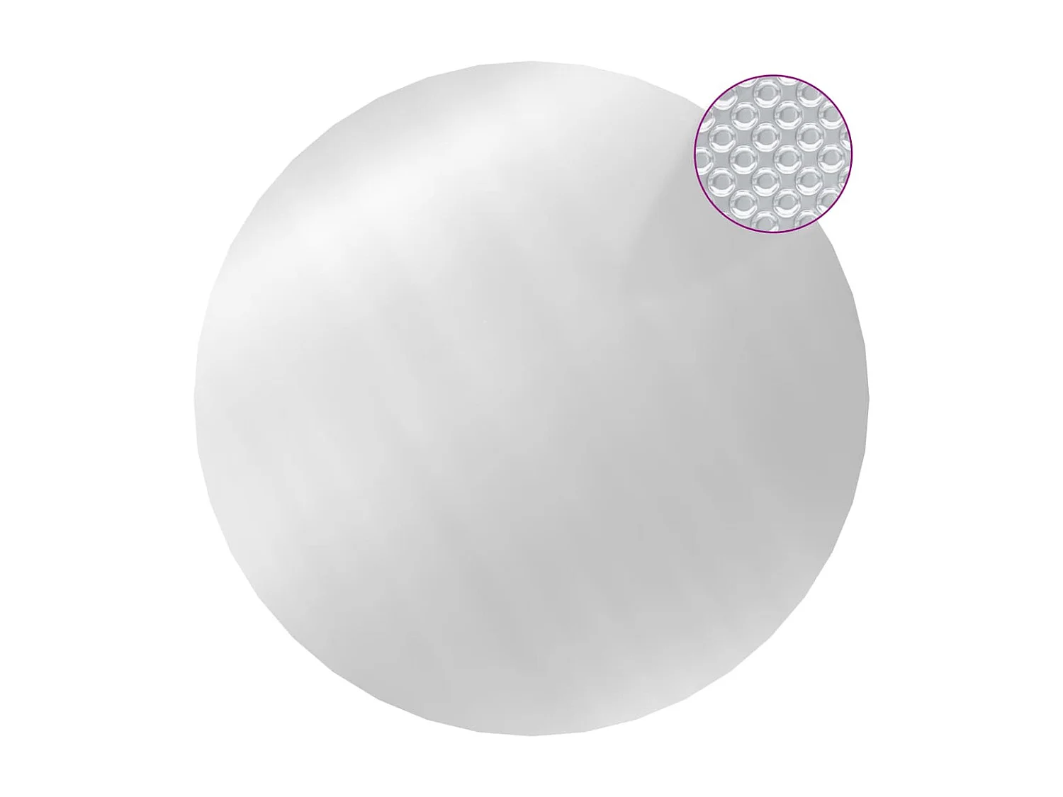 Couverture de piscine Argenté 488 cm PE FR231253