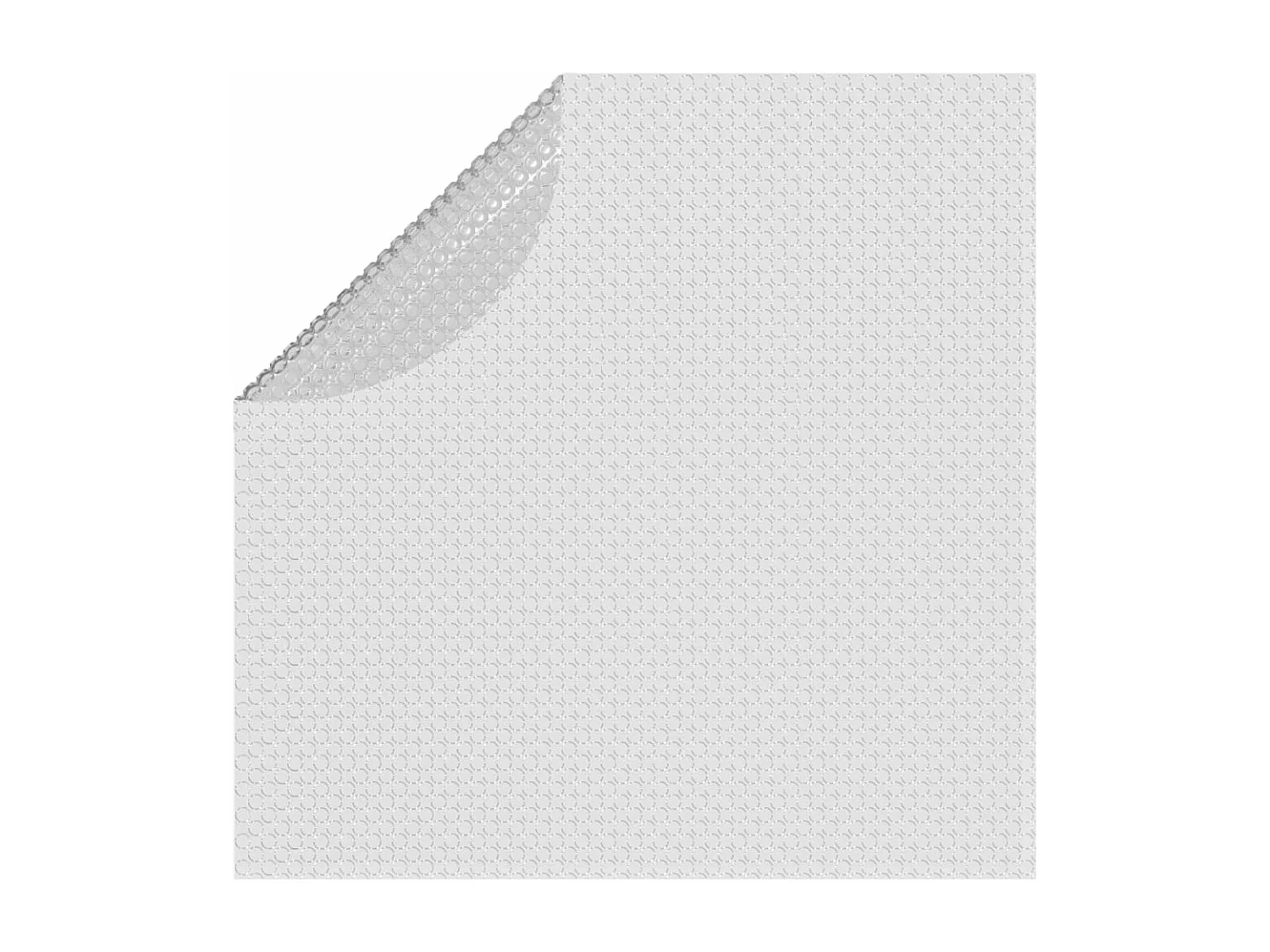 Film solaire de piscine flottant PE 381 cm Gris FR765877