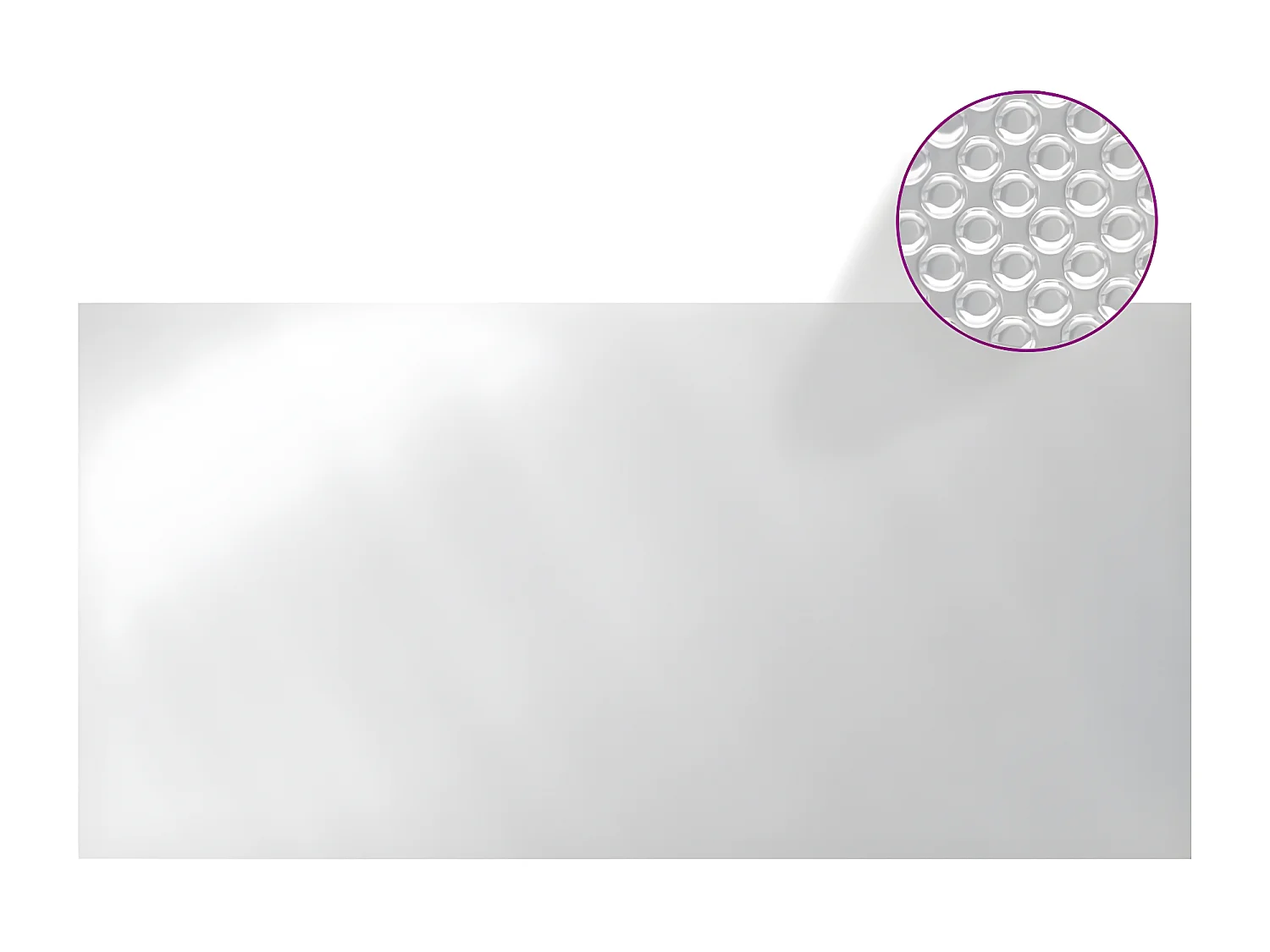 Cobertura para piscina 488x244 cm PE prateado PT243524