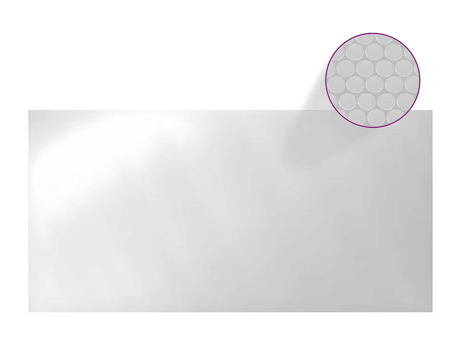 Cobertura para piscina 488x244 cm PE prateado PT243524