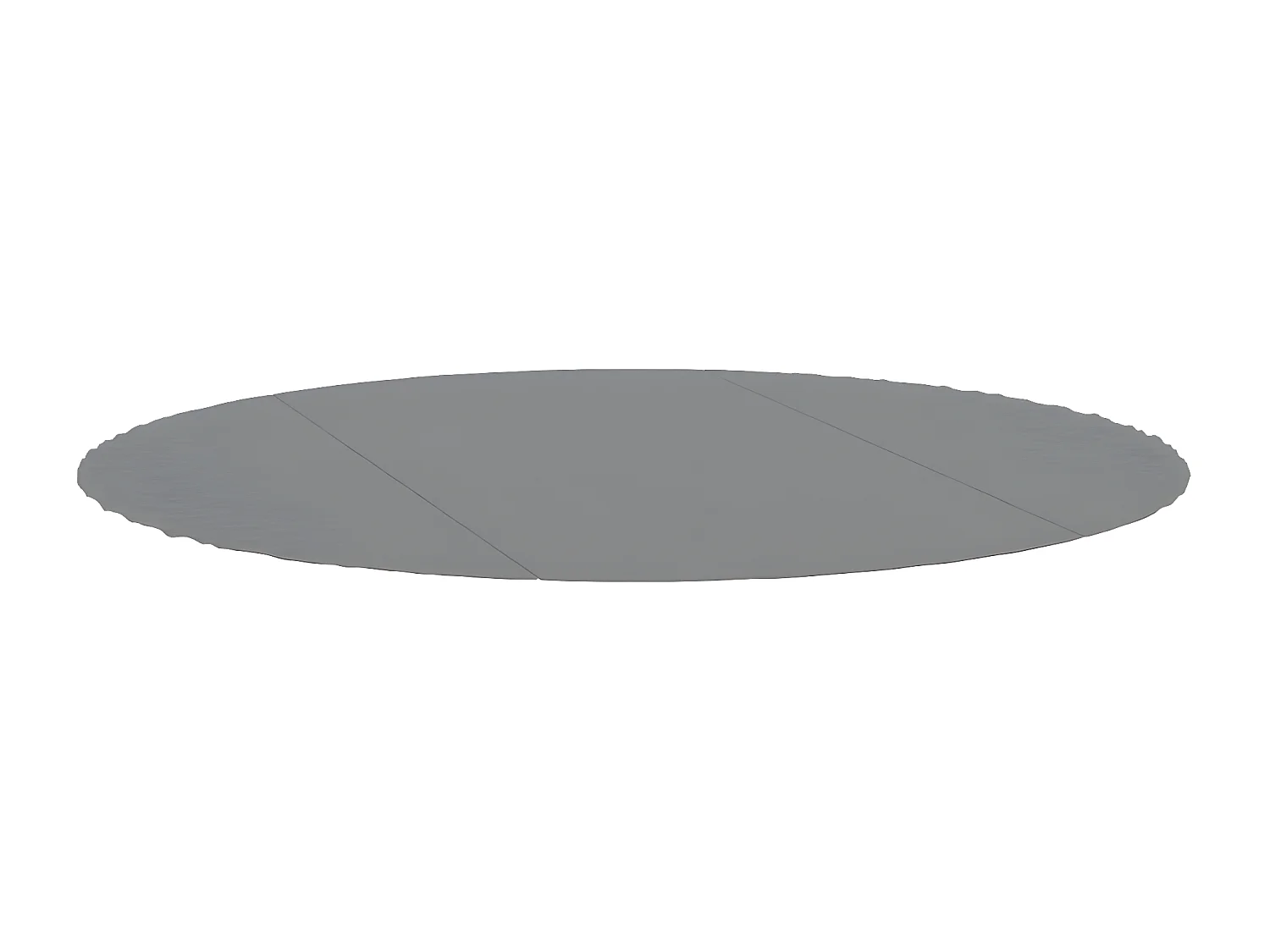 Bâche de piscine gris clair Ø306 cm géotextile polyester FR465058