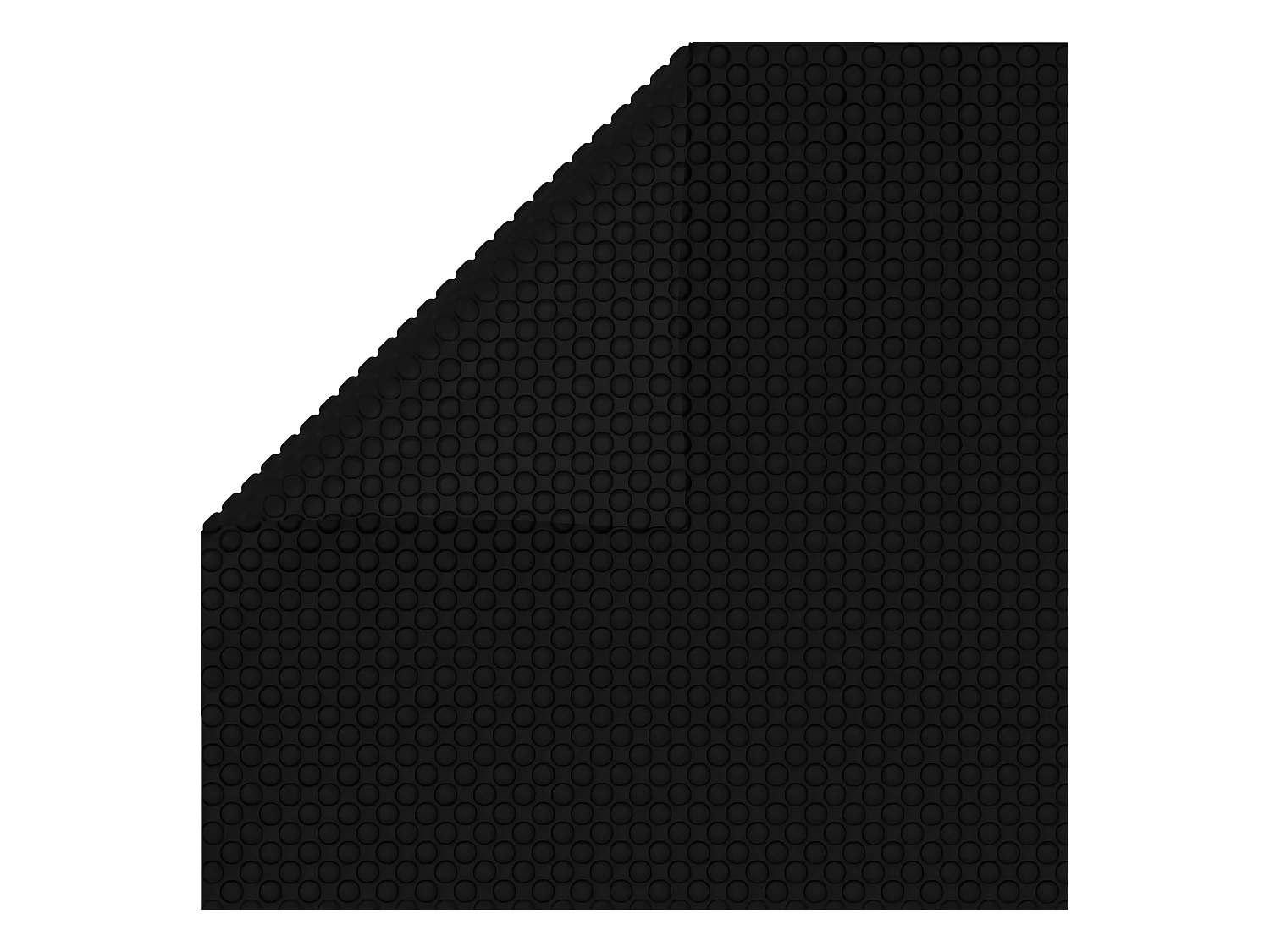 Film solaire de piscine PE rectangulaire flottant 10x5 m Noir FR619448
