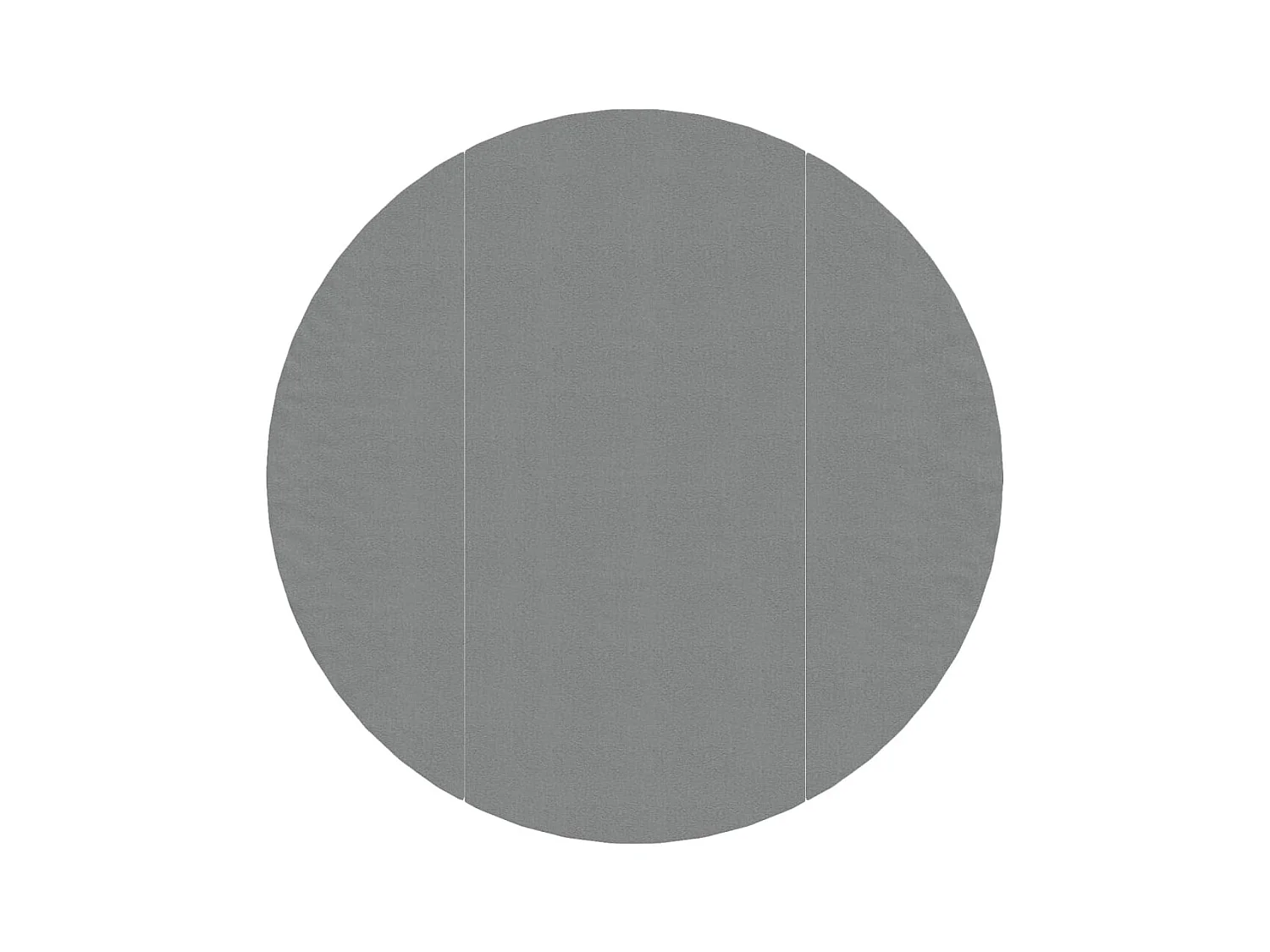 Bâche de piscine gris clair Ø366 cm géotextile polyester FR731534