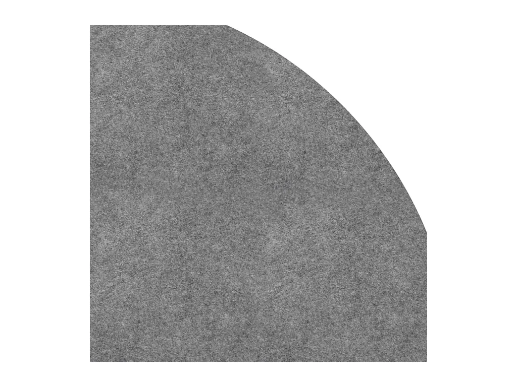 Bâche de piscine gris clair Ø366 cm géotextile polyester FR731534