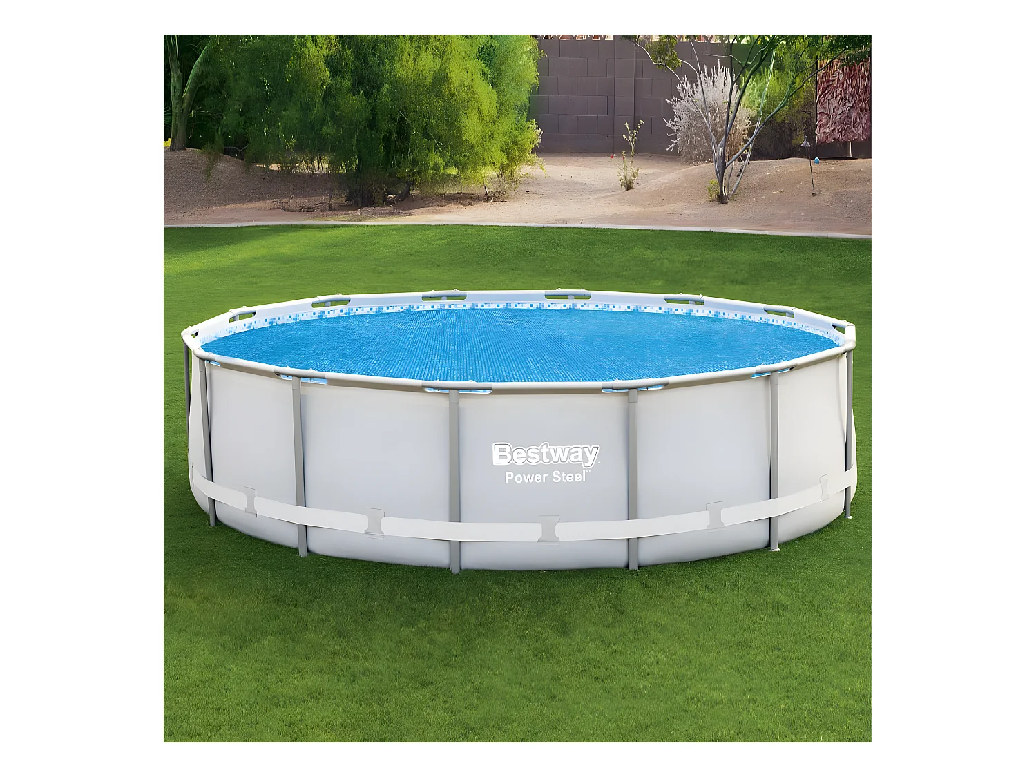Couverture solaire de piscine Flowclear 427 cm FR761950