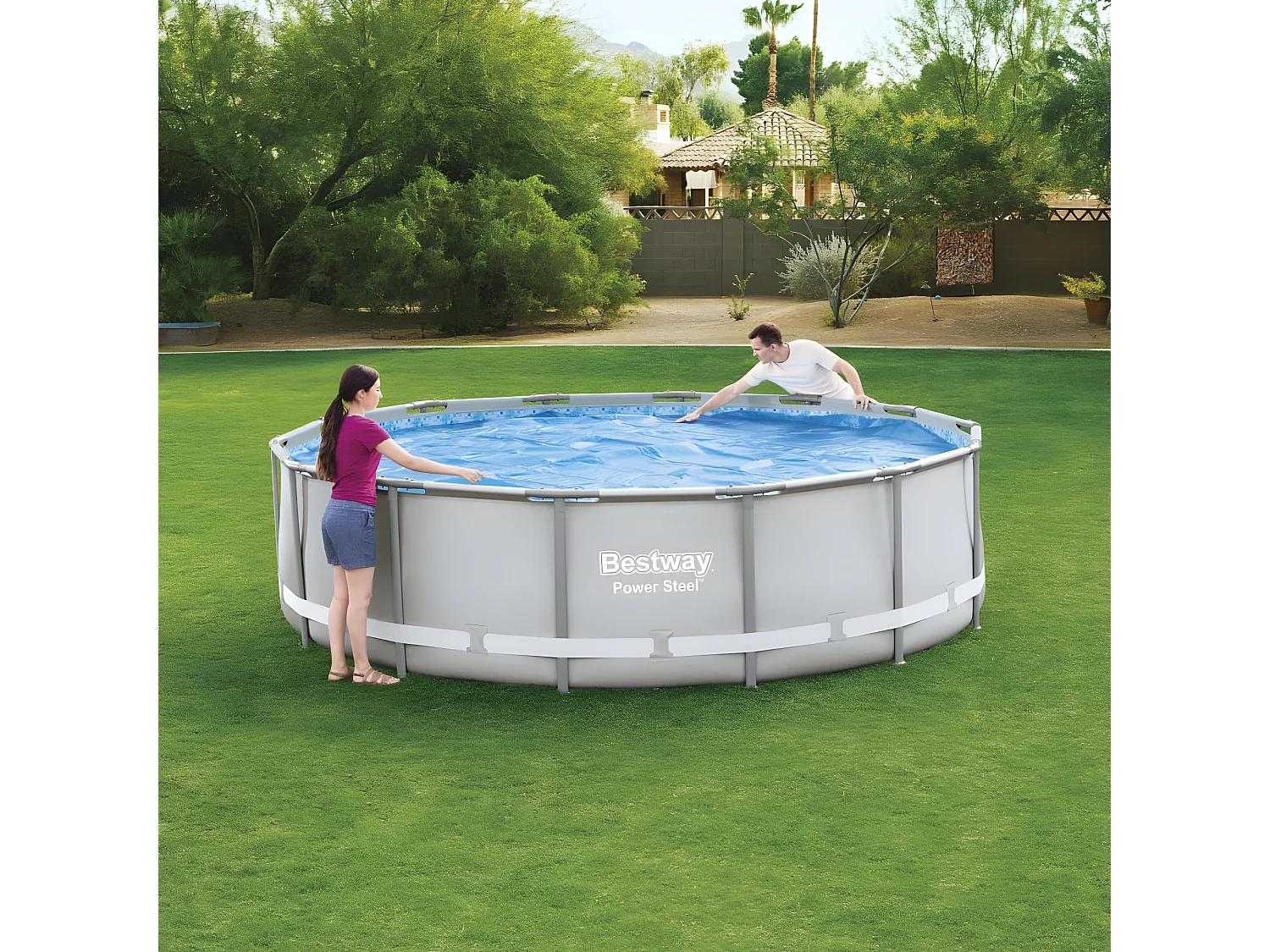 Cubierta solar para piscina 427 cm ES655610