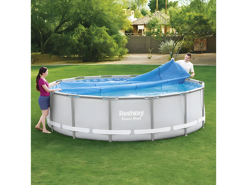 Couverture solaire de piscine Flowclear 427 cm FR761950