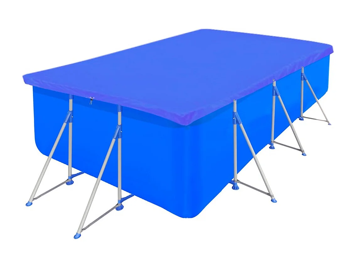 Couvertures de piscine 2 pcs PE Rectangulaire 90 g/m² 400x207cm FR974671