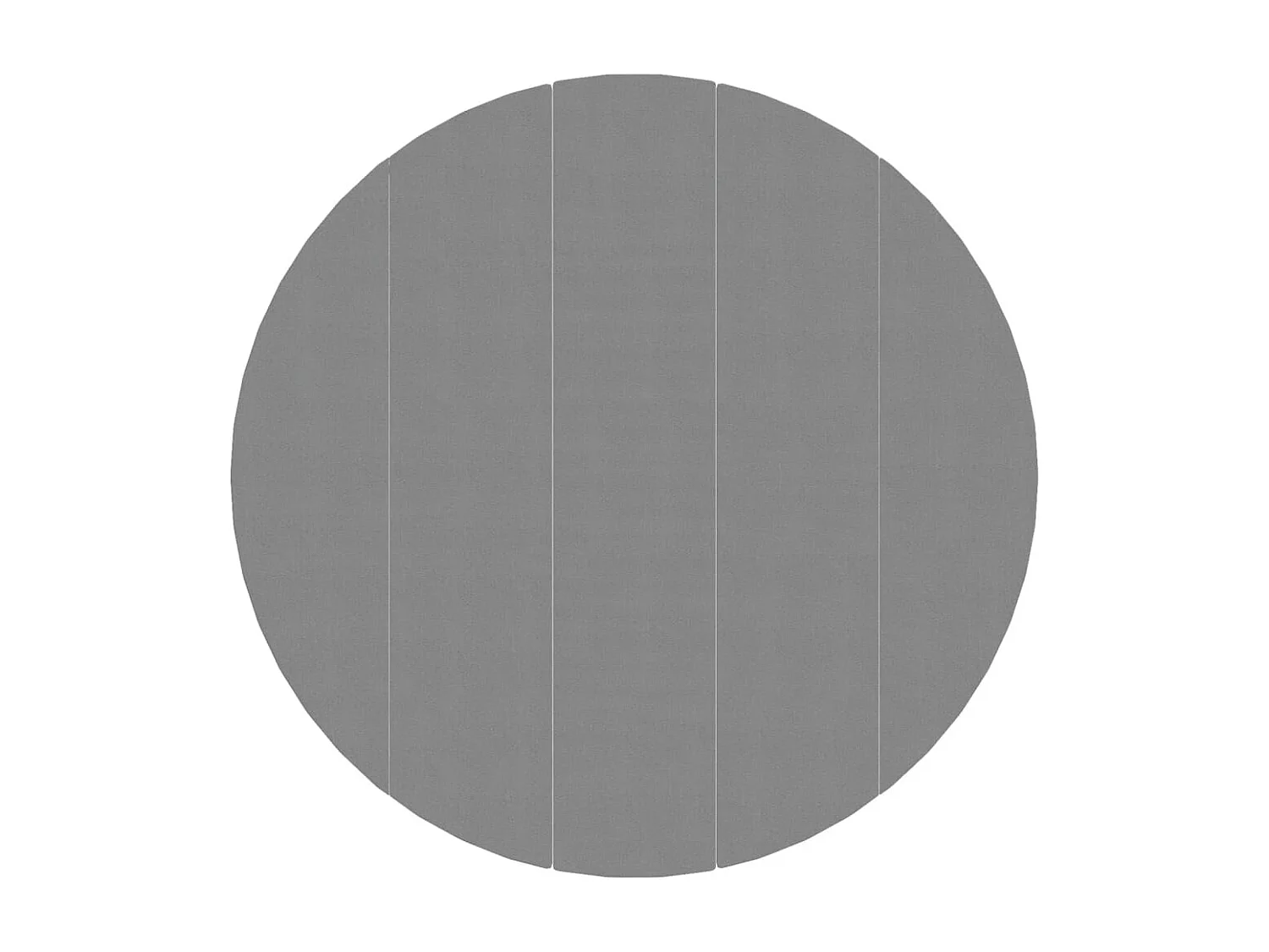 Bâche de piscine gris clair Ø550 cm géotextile polyester FR916940