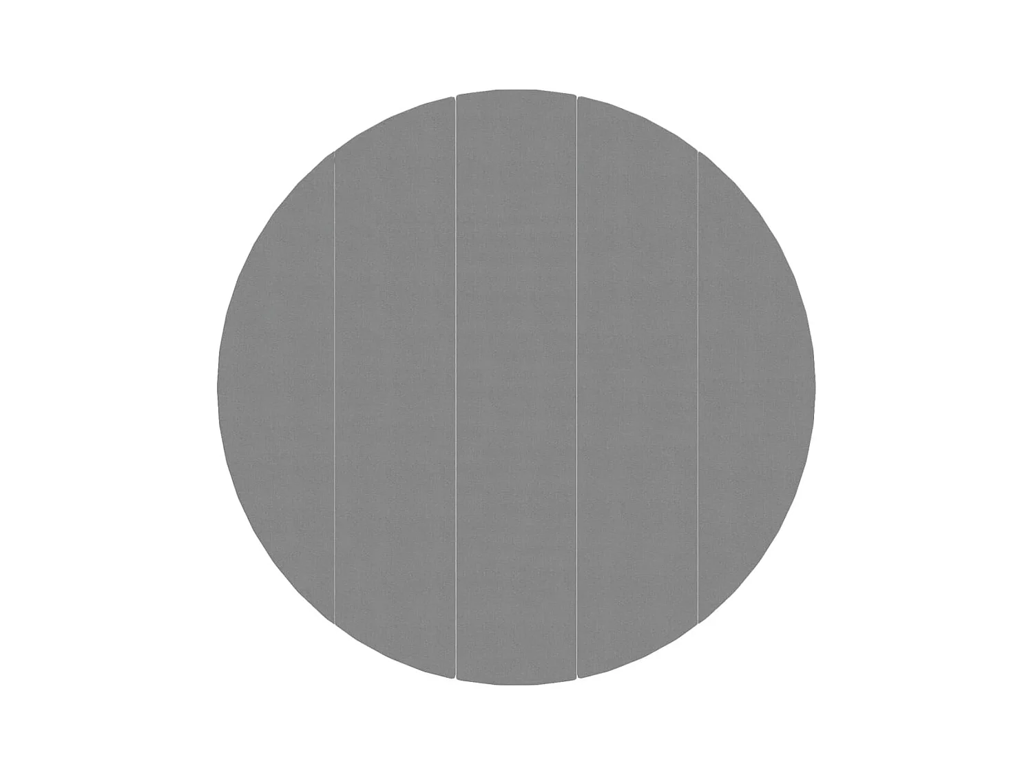 Tapiz de suelo piscina geotextil de poliéster gris claro Ø550cm ES831417
