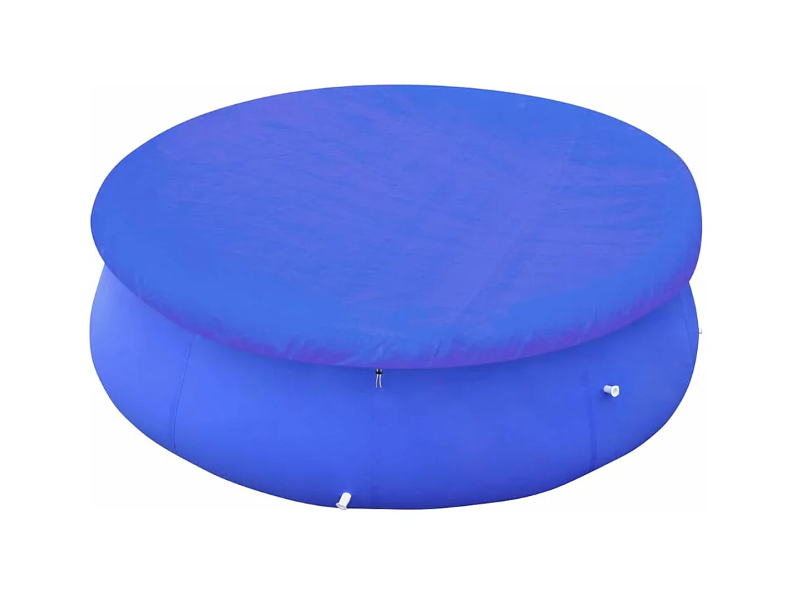 Couvertures de piscine 2 pcs PE Ronde 460 cm 90 g/m² FR644399