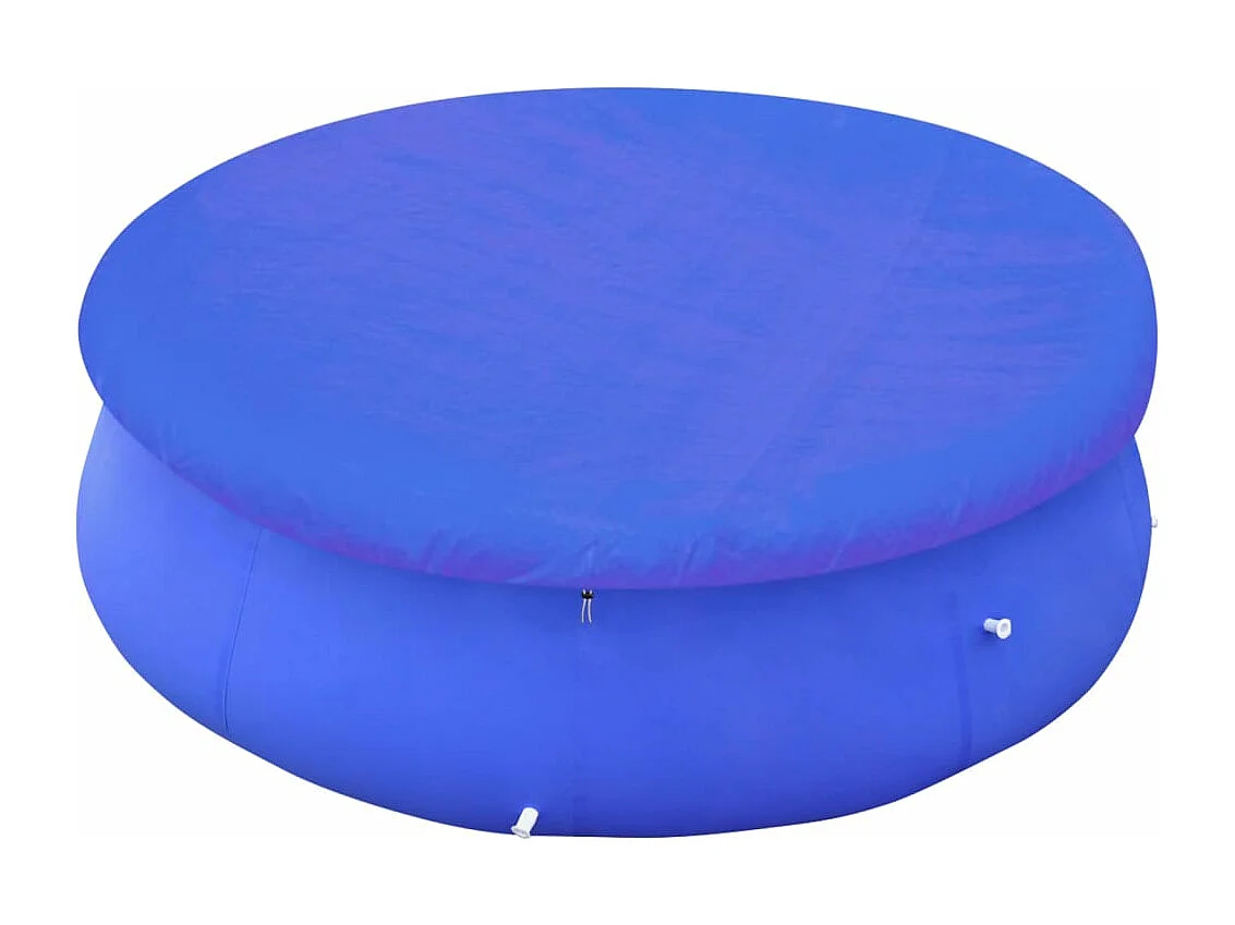 Coberturas de piscina redondas 2 pcs PE 460 cm 90 g/m² PT836235