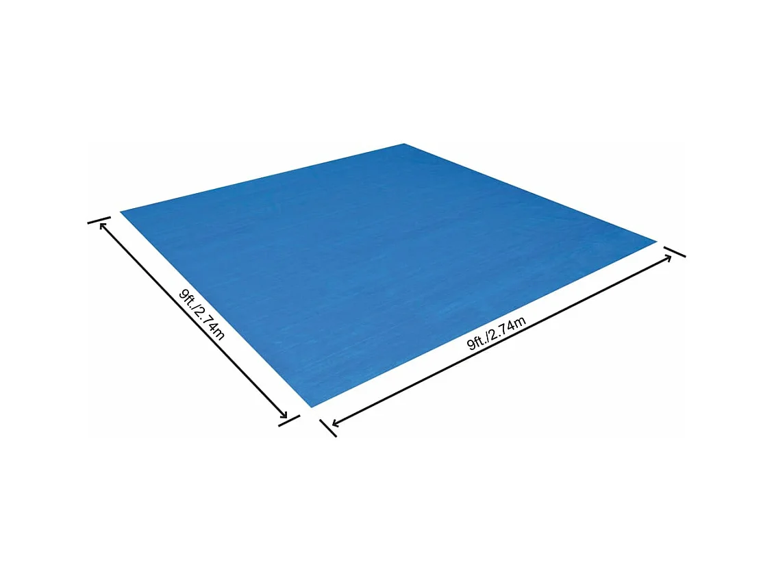 Zwembadgrondzeil Flowclear 274x274 cm BE446066