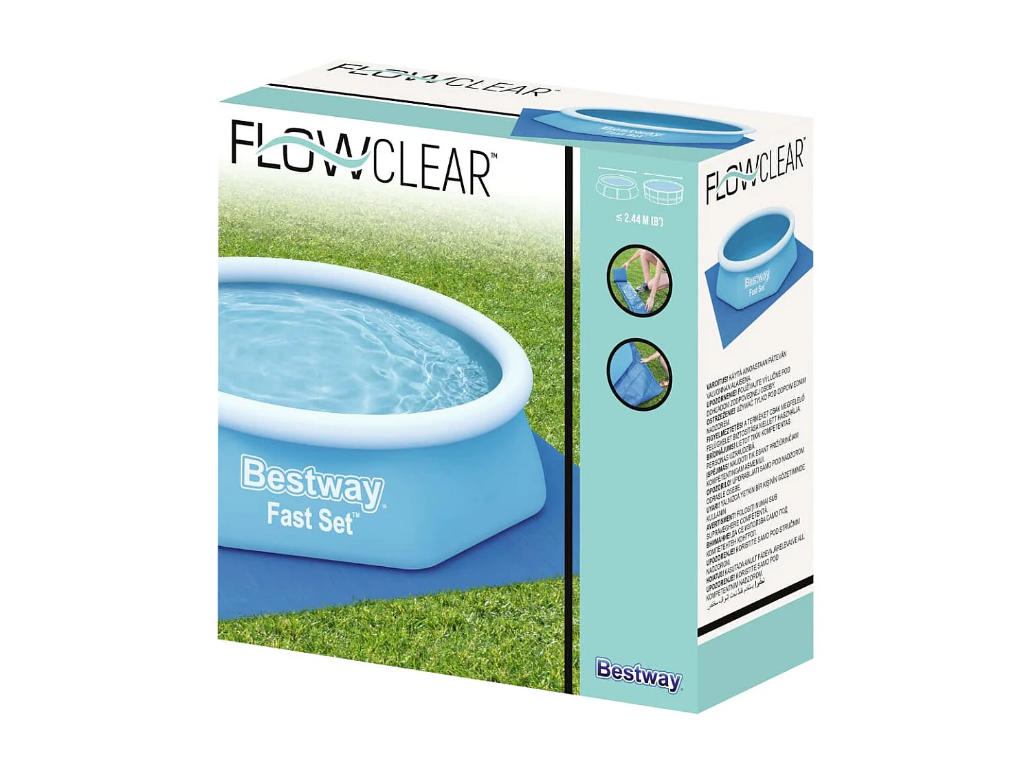 Flowclear Pano para chão de piscinas 274x 274 cm PT171646