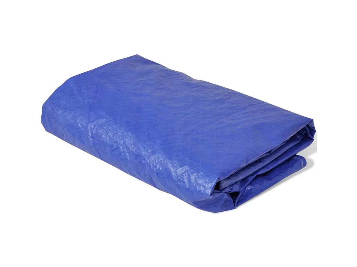Cubierta de piscina PE 460 cm 90 g/m² redonda ES214972