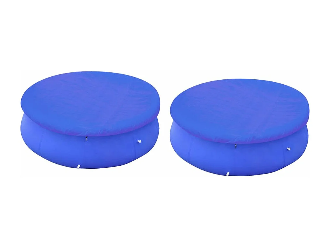 Coberturas p/ piscinas acima do solo redondas 2 pcs 450-457 cm PT965384