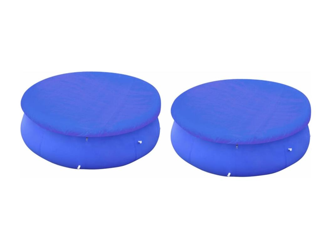 Coberturas p/ piscinas acima do solo redondas 2 pcs 450-457 cm PT965384