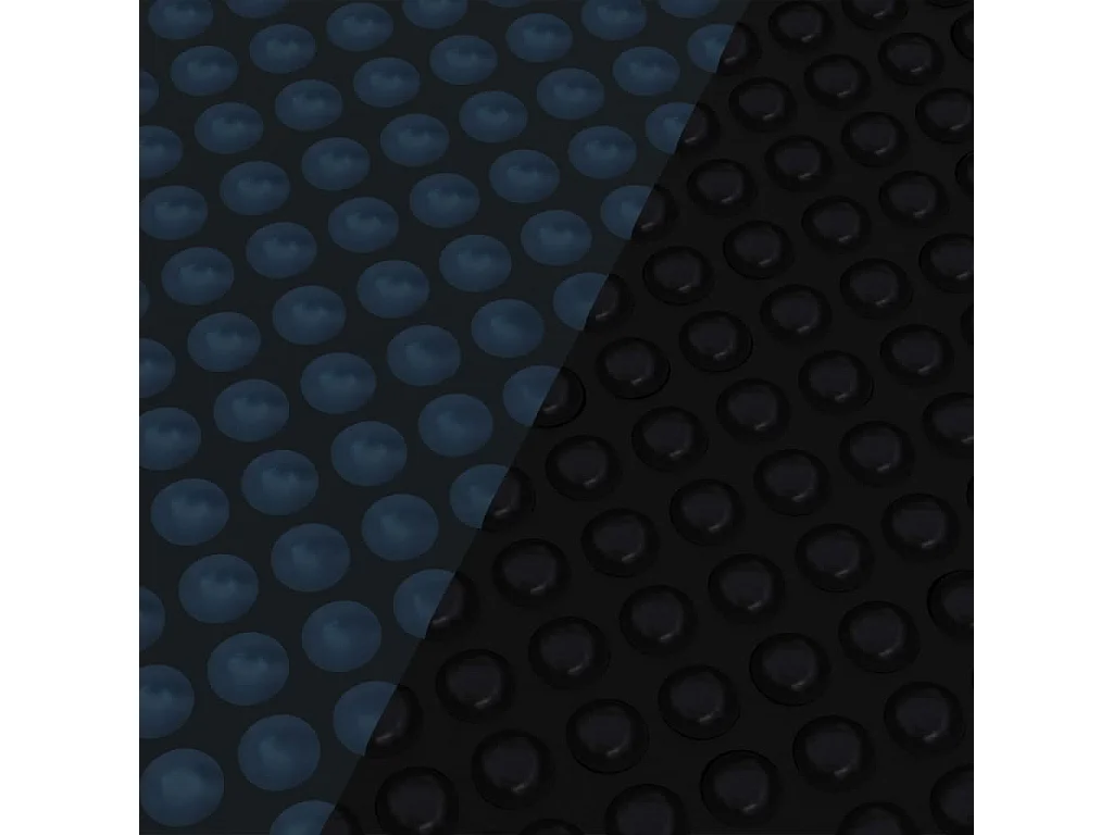 Película p/ piscina PE solar flutuante 527 cm preto e azul PT360483