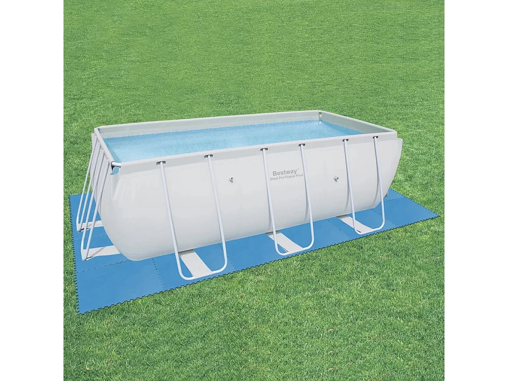 Protecteurs de plancher de piscine 8 pcs Bleu 58220 FR317044