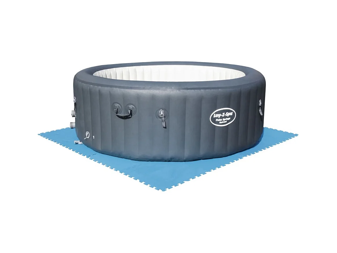 Protectores de suelo de piscina 8 piezas azul 58220 ES327303