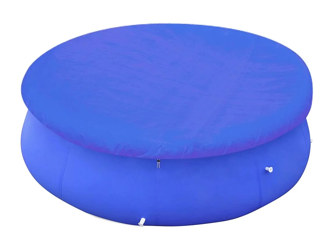 Couvertures de piscines rondes hors sol de 360-367 cm 2 pcs FR670203