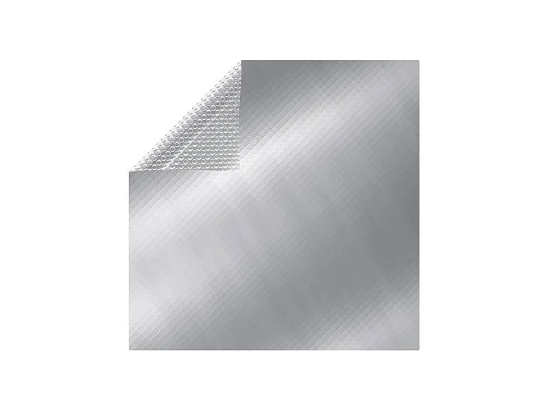 Zwembadhoes 975x488 cm PE zilverkleurig BE760375