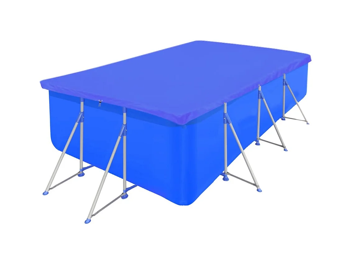 Couverture de piscine PE Rectangulaire 90 g/sqm 400 x 207 cm FR392295