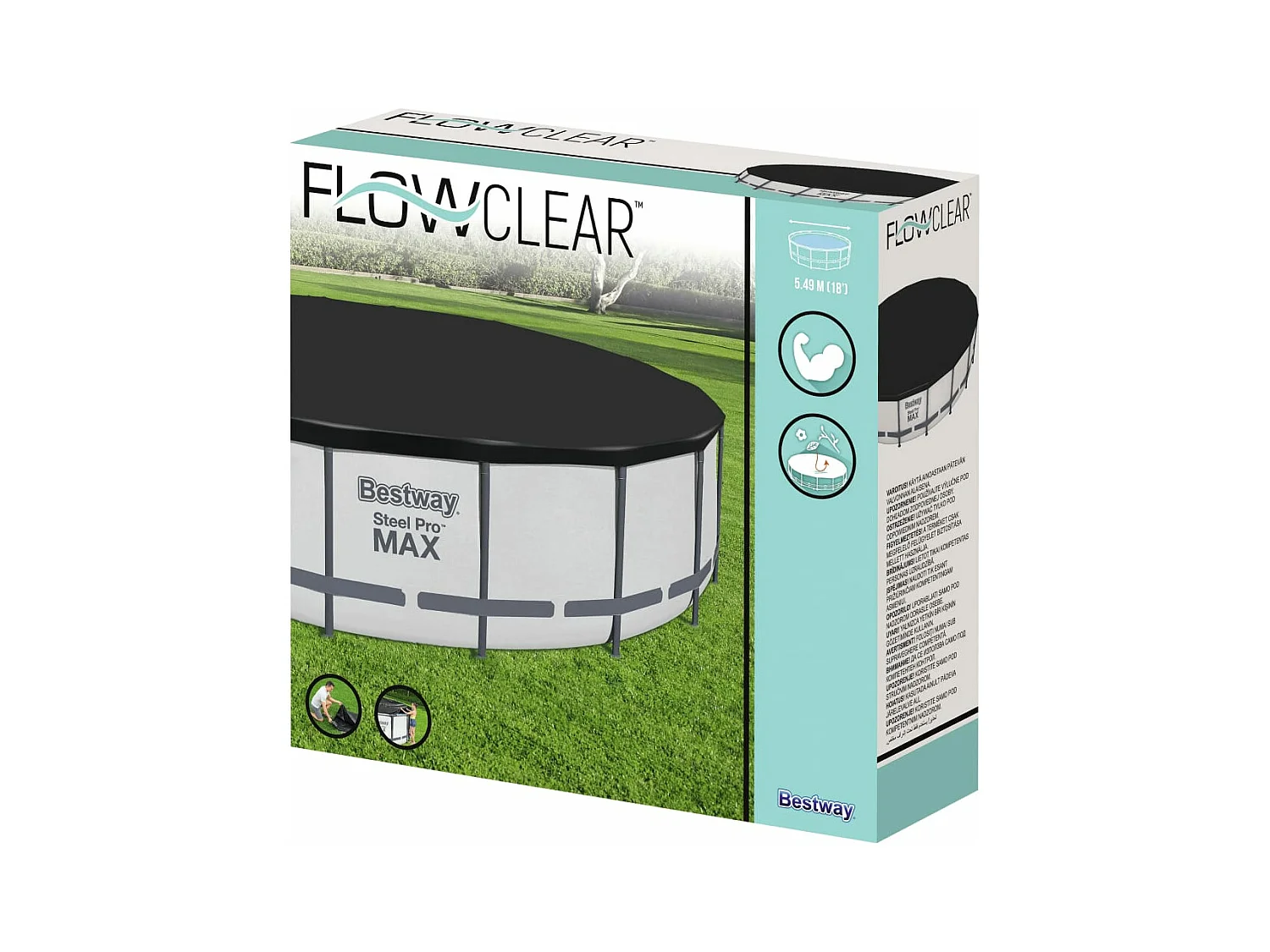 Cubierta de piscina 555 cm ES531383