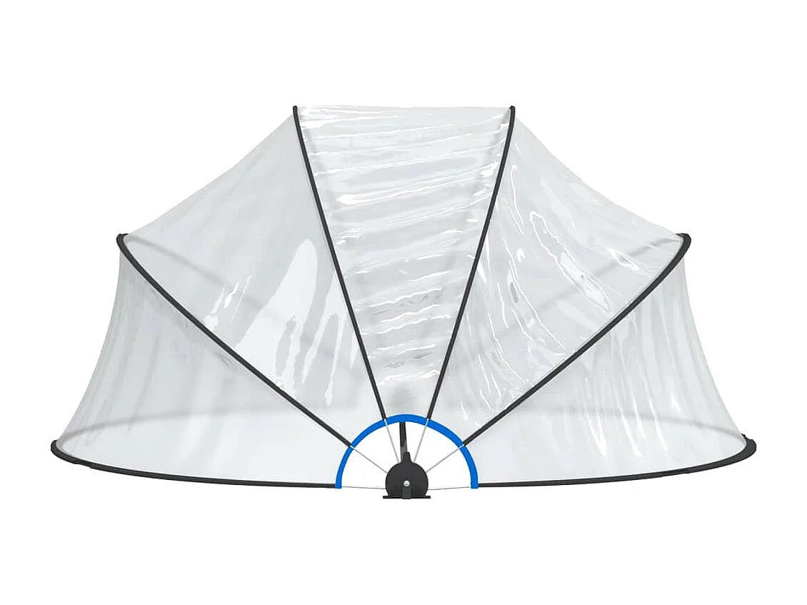 Dôme de piscine rond 315x158 cm PVC FR450878