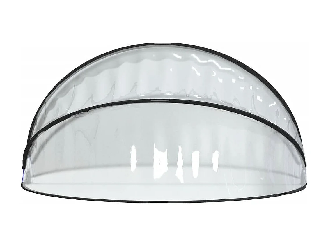 Dôme de piscine rond 315x158 cm PVC FR450878