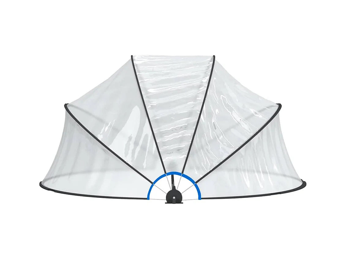 Dôme de piscine rond 315x158 cm PVC FR450878