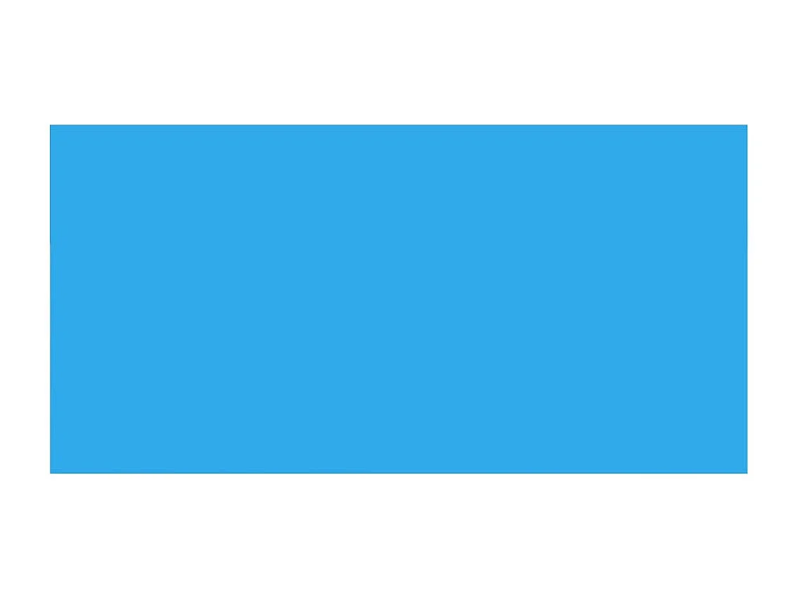 Couverture de piscine Bleu 488 x 244 cm PE FR606523