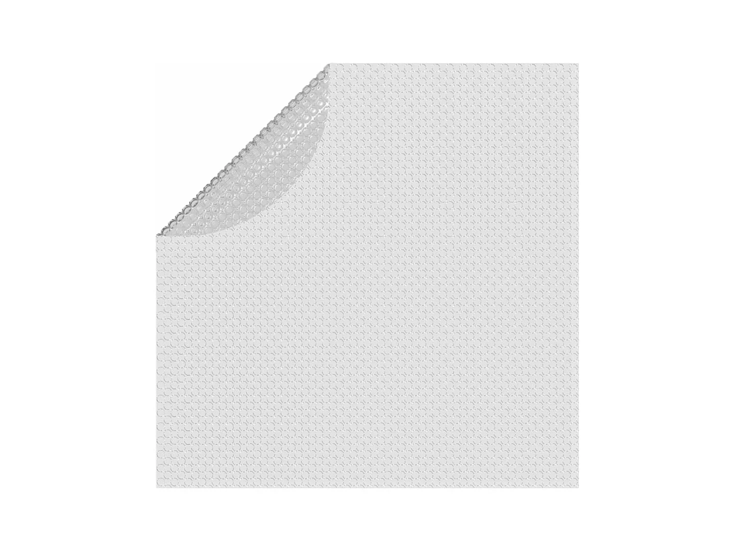 Film solaire de piscine flottant PE 527 cm Gris FR734627