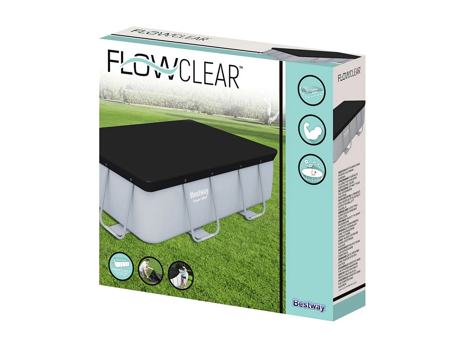 Couverture de piscine Flowclear 269x179 cm FR956848