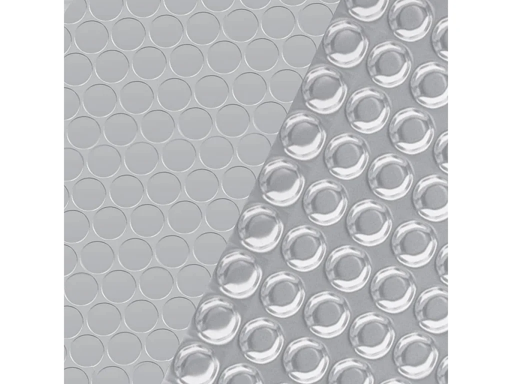 Couverture de piscine Argenté 455 cm PE FR466529