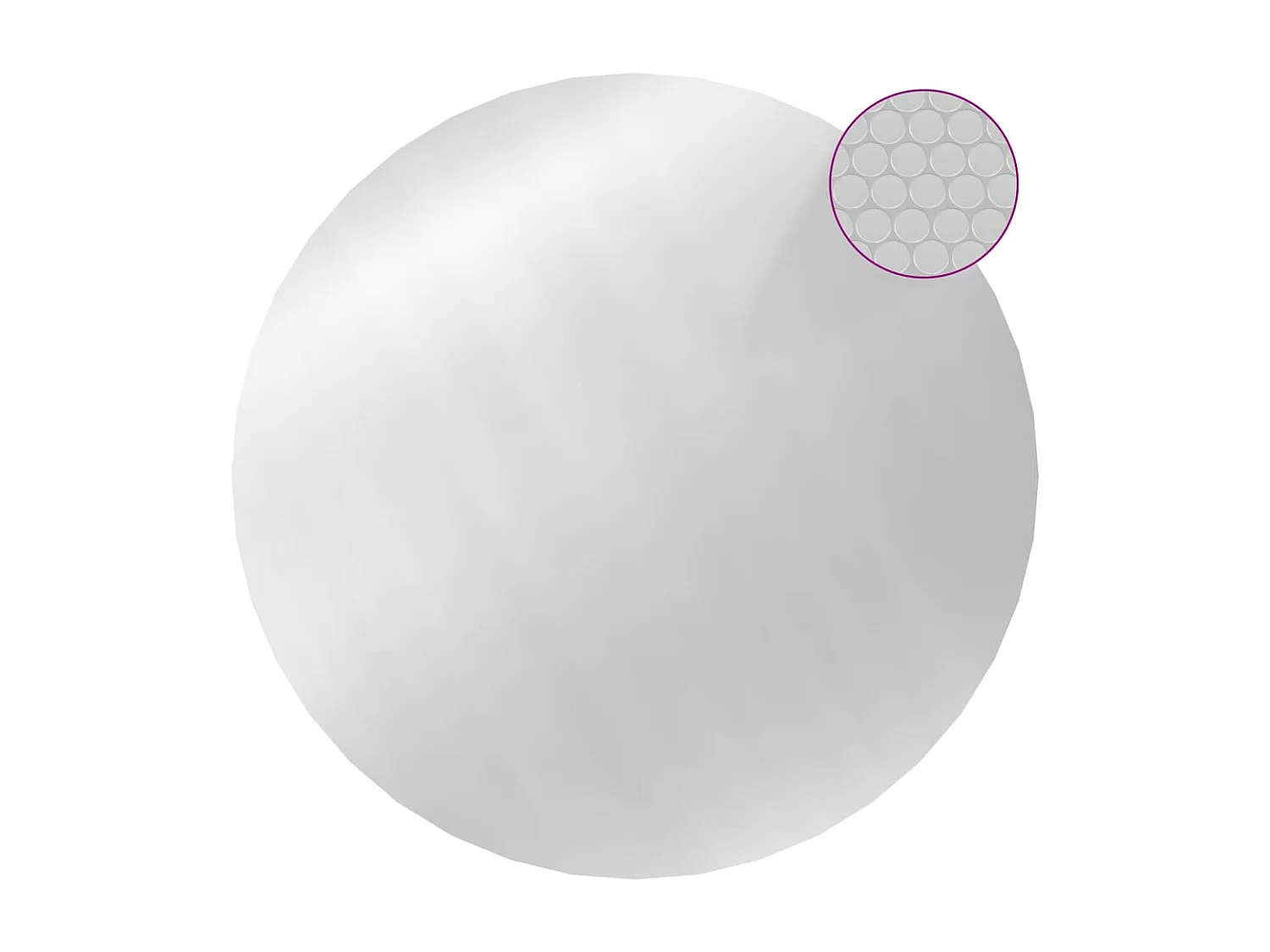 Zwembadhoes 417 cm PE zilverkleurig BE948735