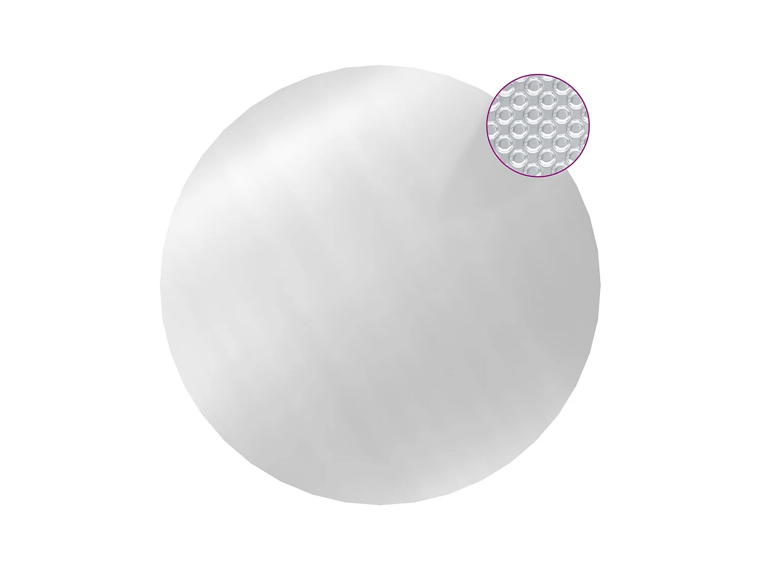 Couverture de piscine Argenté 417 cm PE FR580004