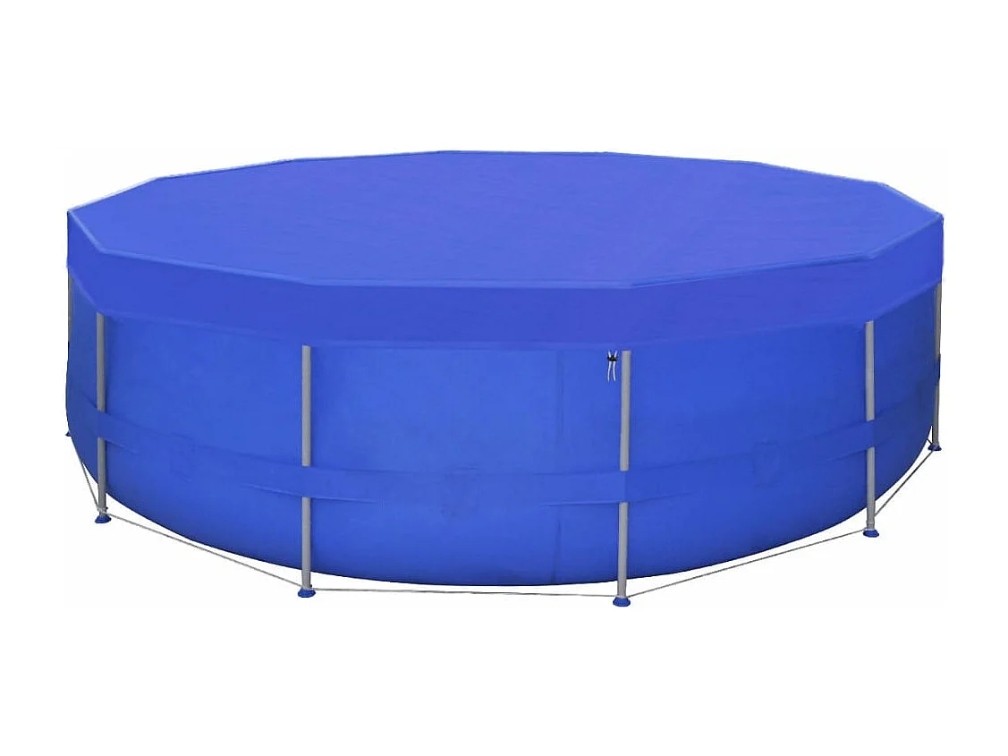 Cubierta de piscina PE 540 cm 90 g/m² redonda ES102402