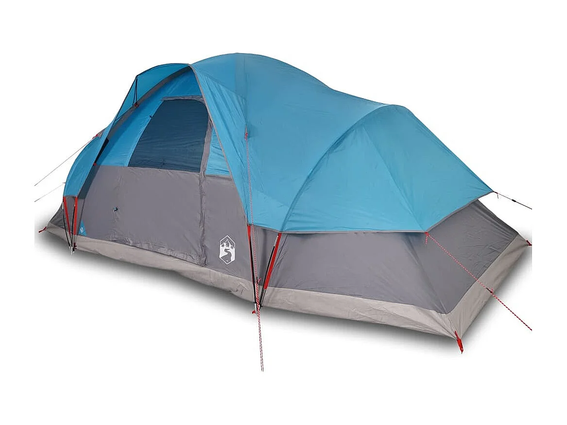 Tonnelle -Tente familiale à dôme 9 personnes bleu imperméable FR240600
