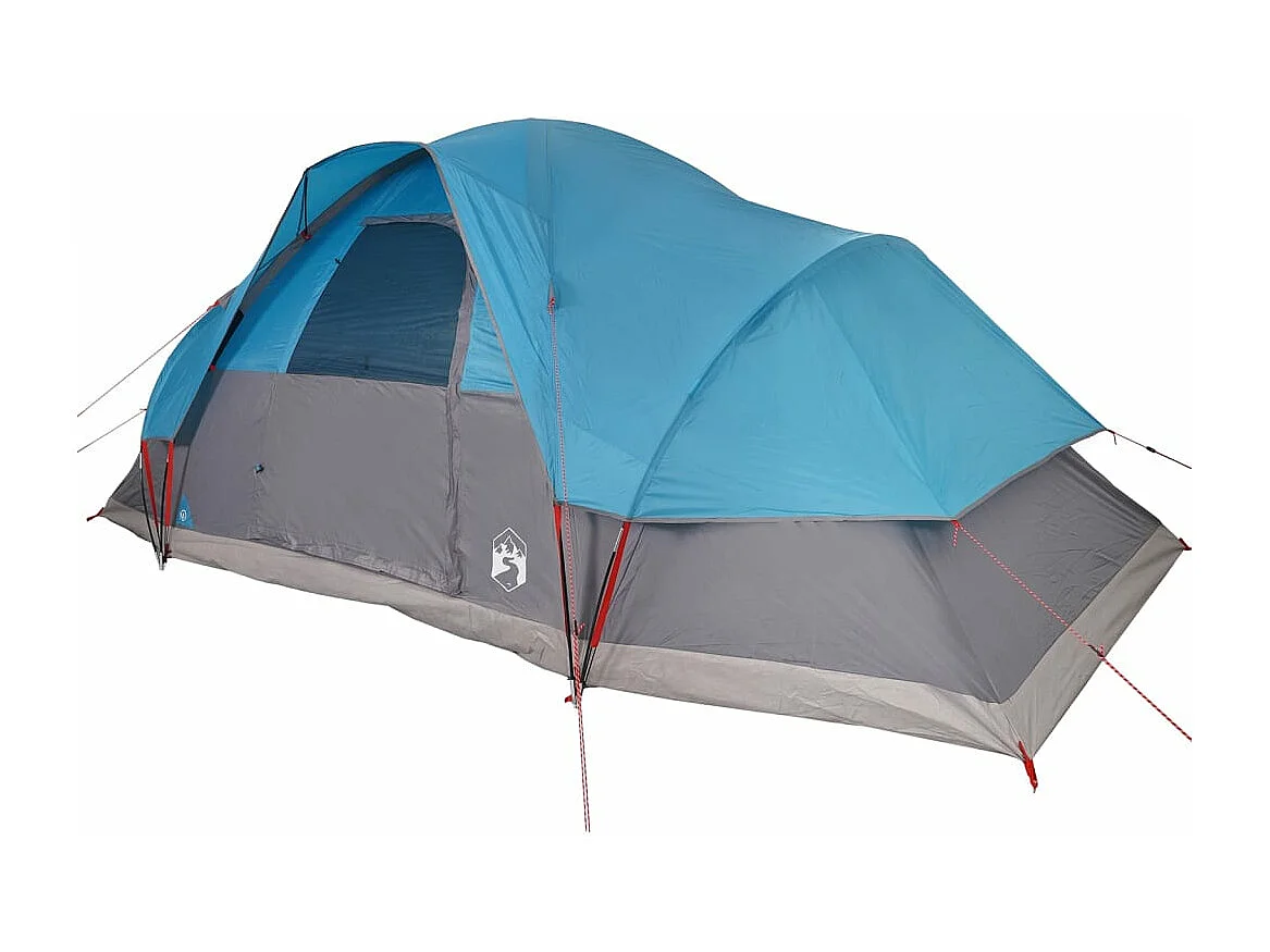 Tonnelle -Tente familiale à dôme 9 personnes bleu imperméable FR240600