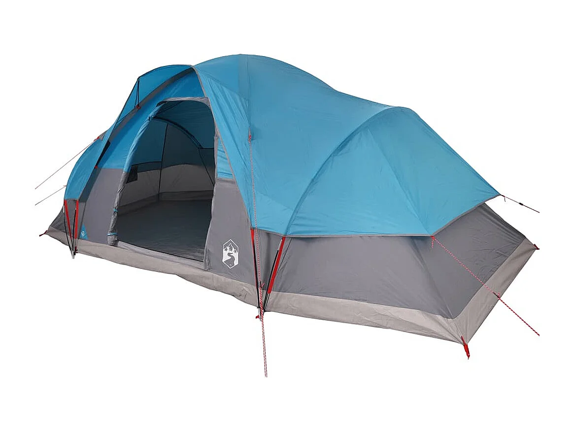 Tonnelle -Tente familiale à dôme 9 personnes bleu imperméable FR240600
