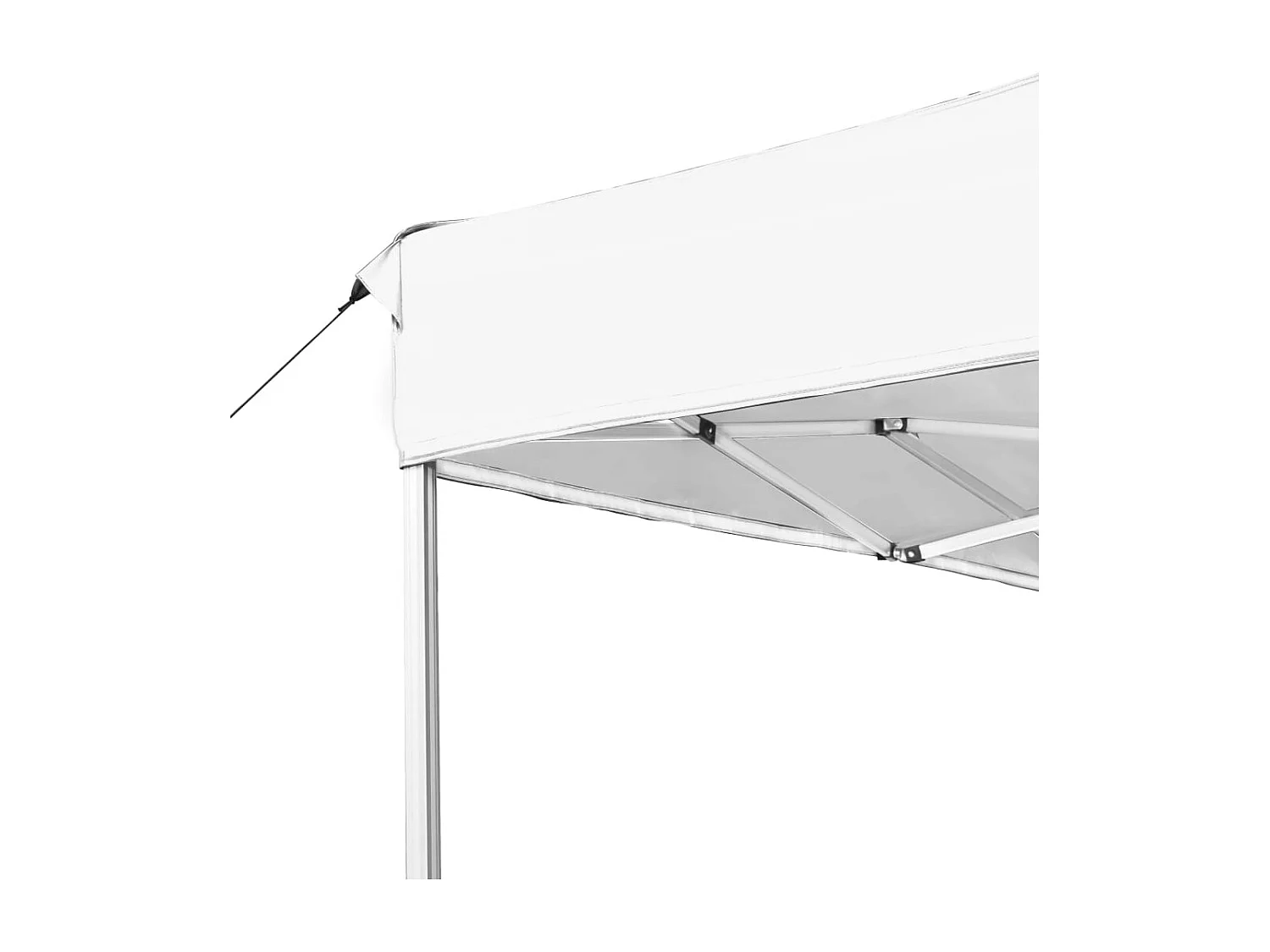 Carpa plegable profesional de aluminio blanca 4,5x3 m ES470585