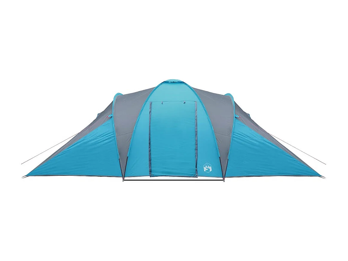 Tenda familiar em cúpula para 6 pessoas impermeável azul PT989093