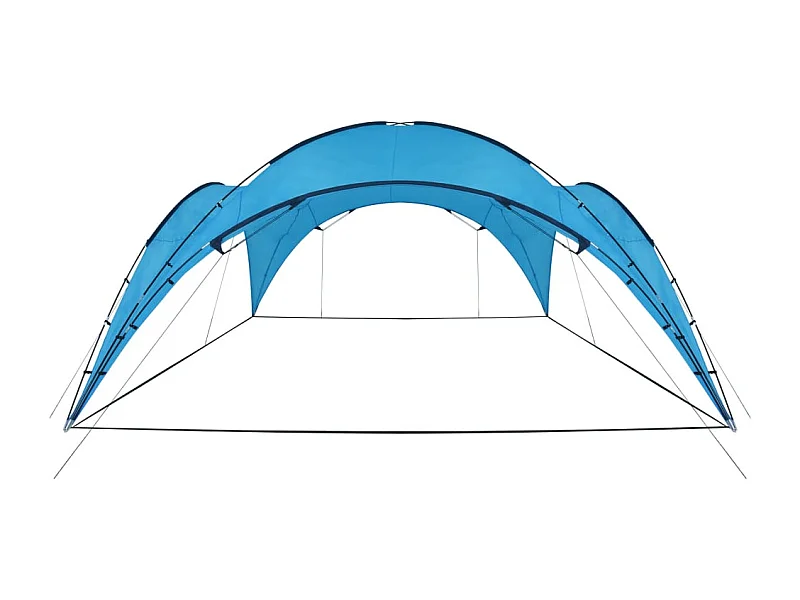 Tenda para festas arqueada 450x450x265 cm azul claro PT104288