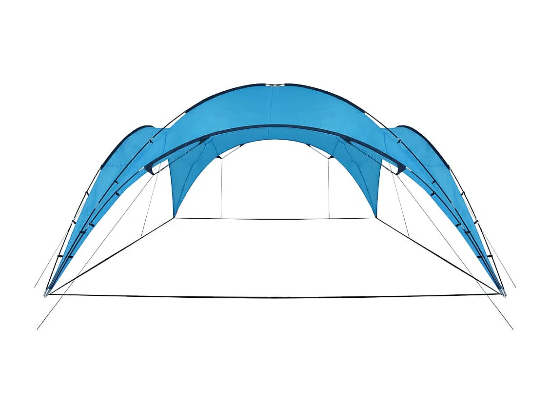 Tonnelle -Tente de réception 450x450x265 cm Bleu clair FR119222
