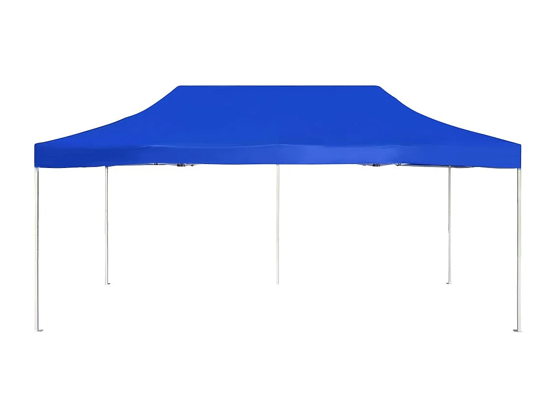 Tenda dobrável profissional para festas alumínio 6x3m azul PT488938